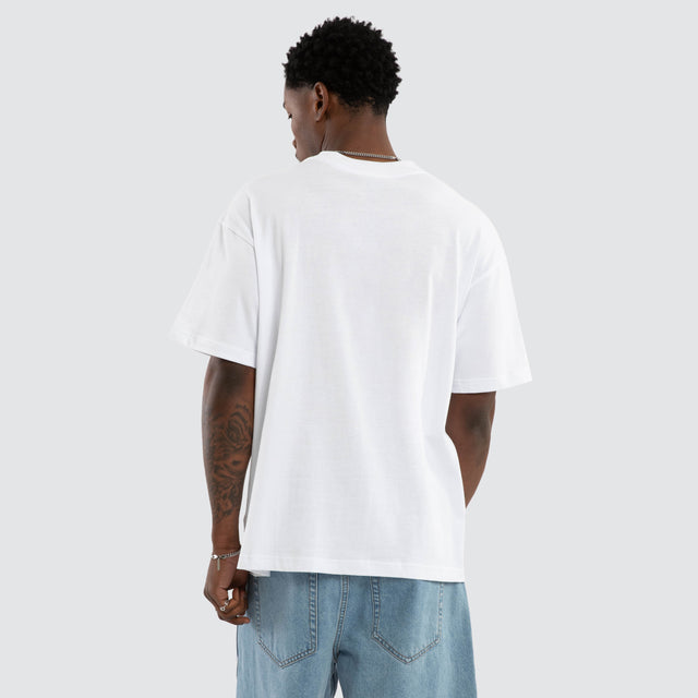 Foundation Raptor Tee Optical White