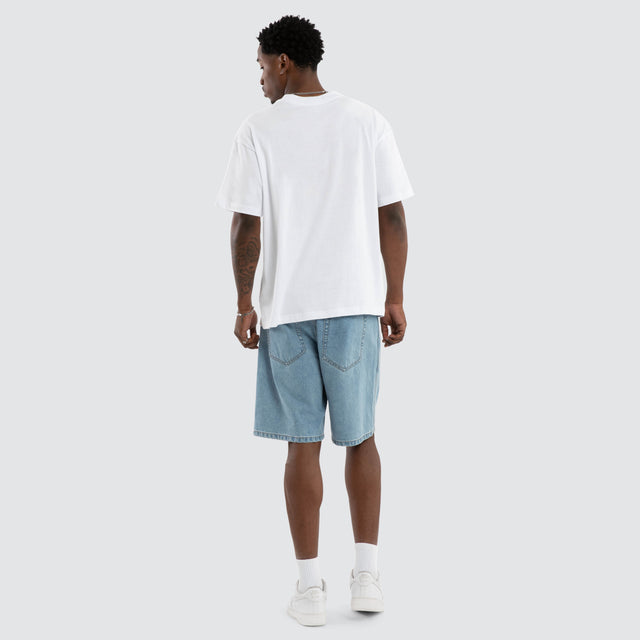 Foundation Raptor Tee Optical White
