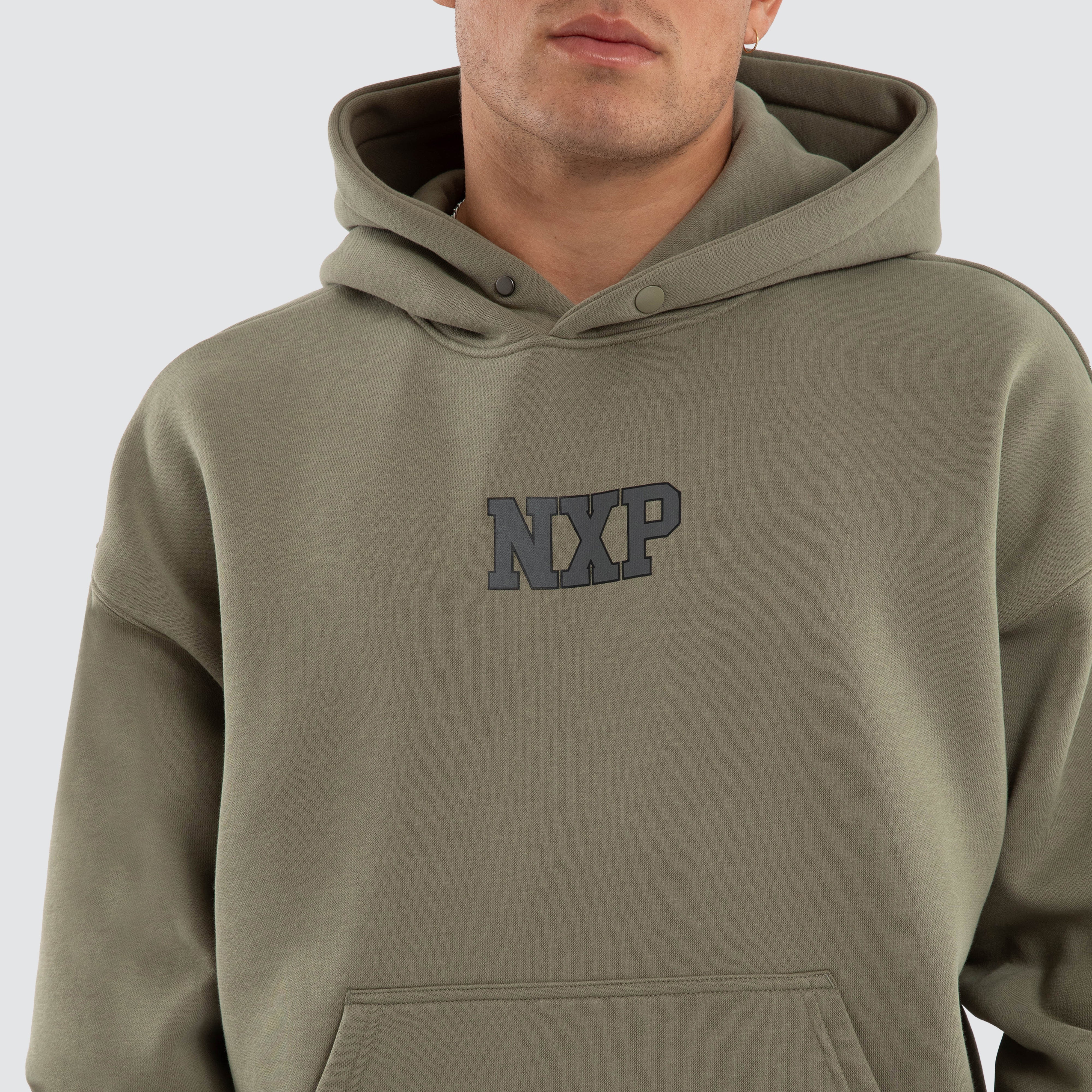 NXP Foundation Box Fit Hoodie in Green | Neverland Store