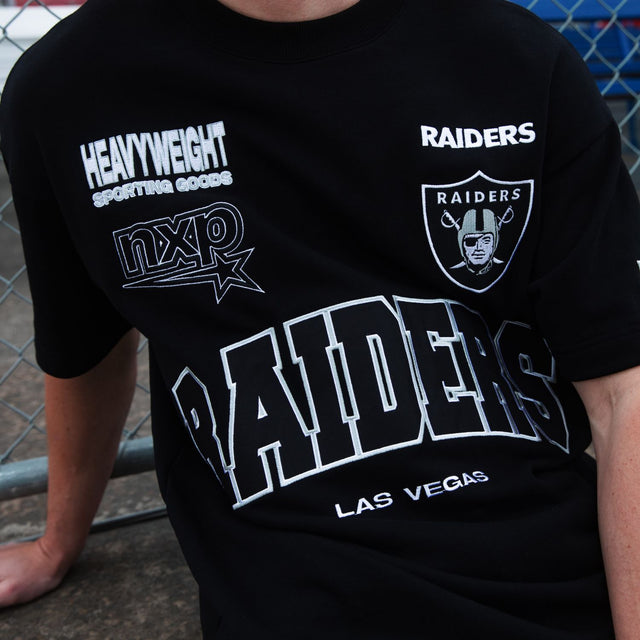 Las Vegas Raiders NFL Loopback Raptor Tee Jet Black