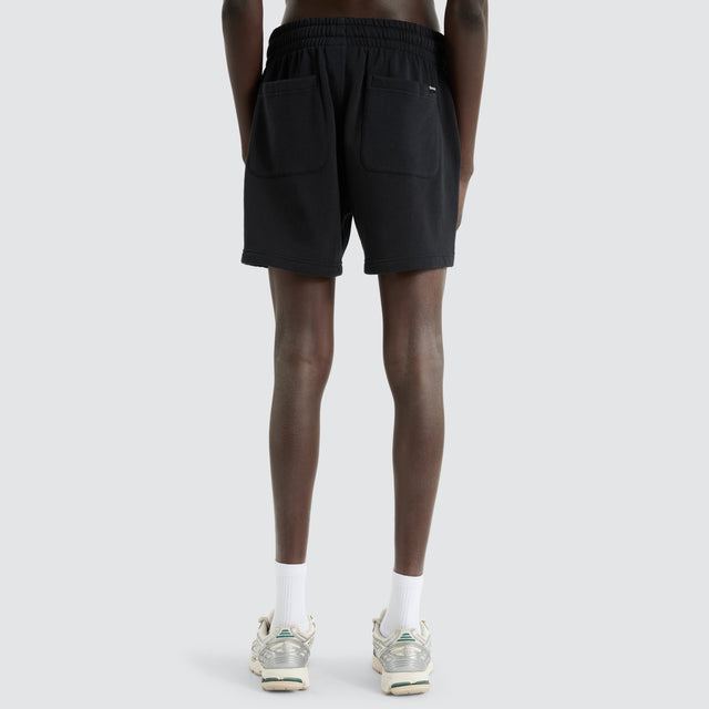 Valle 6 Inch Fleece Short Anthracite Black