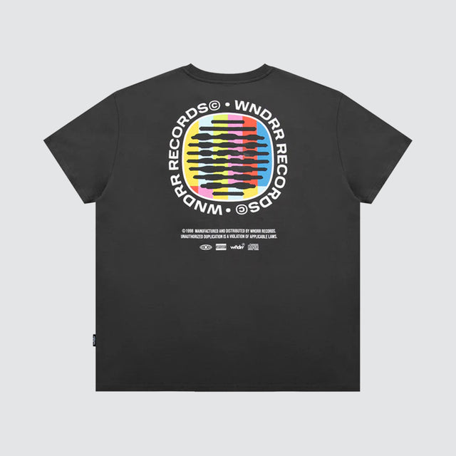 No Signal Box Fit Tee Faded Black