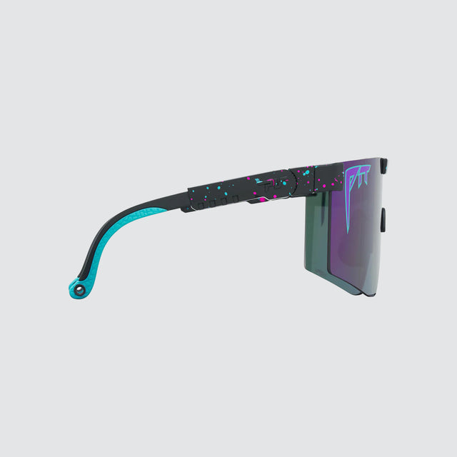 The Midnight 2.0 Sunglasses - Wide HDPV Polarized Purple