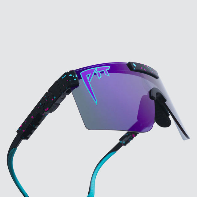 The Midnight 2.0 Sunglasses - Wide HDPV Polarized Purple