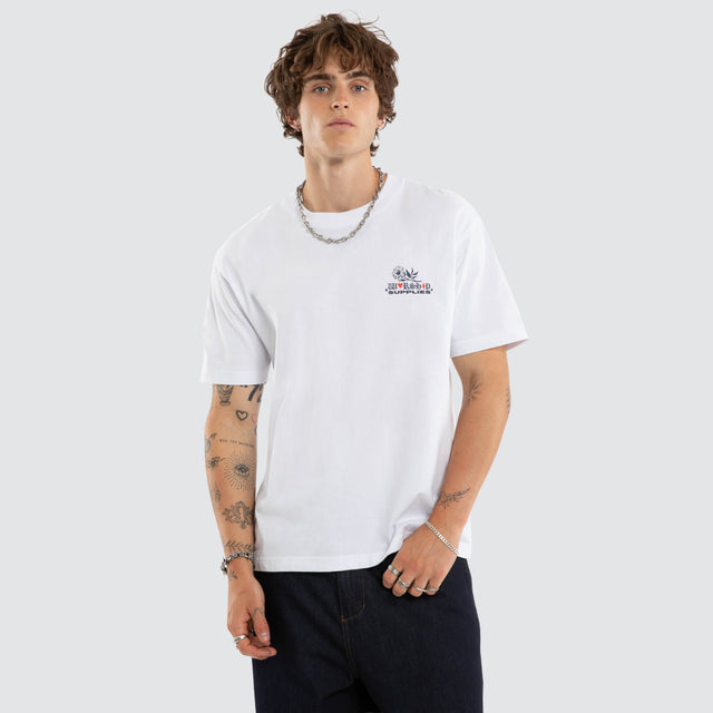 Scratch Tee White