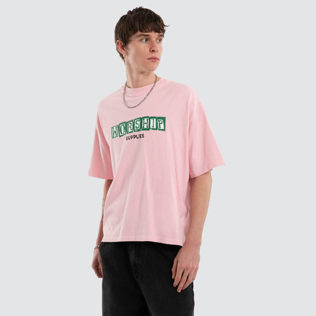 Dogs Life Crop Tee Pink Parfait