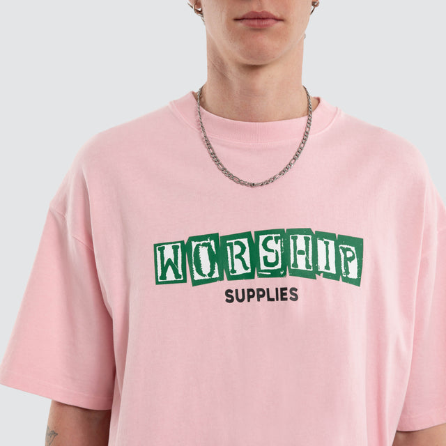 Dogs Life Crop Tee Pink Parfait