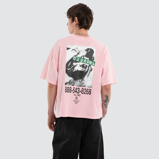 Dogs Life Crop Tee Pink Parfait