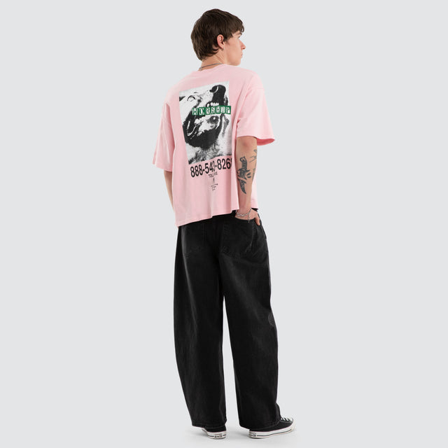 Dogs Life Crop Tee Pink Parfait