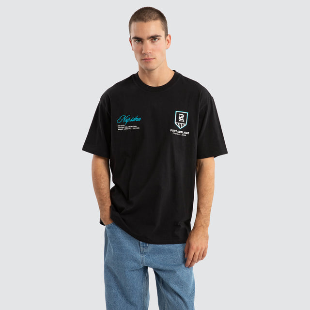 Port Adelaide Power AFL Season Tee Jet Black