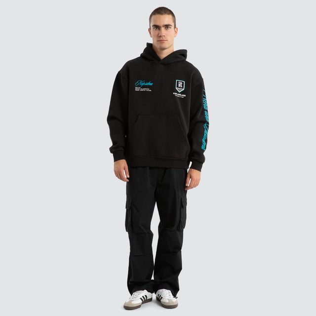 Port Adelaide Power AFL Season Hoodie Jet Black