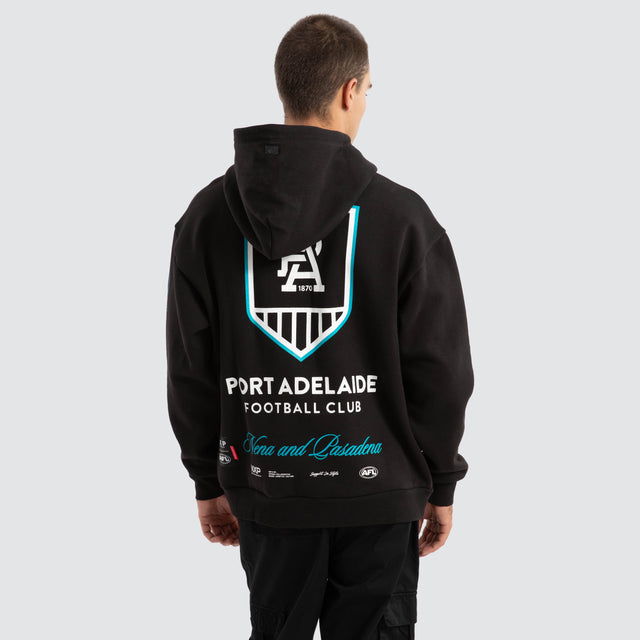 Port Adelaide Power AFL Season Hoodie Jet Black