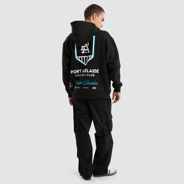 Port Adelaide Power AFL Season Hoodie Jet Black