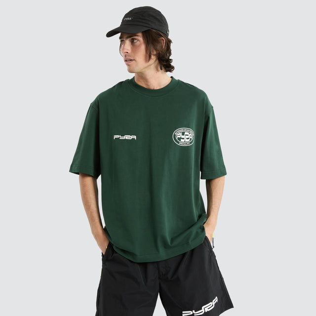 Outdoors Box Tee Green