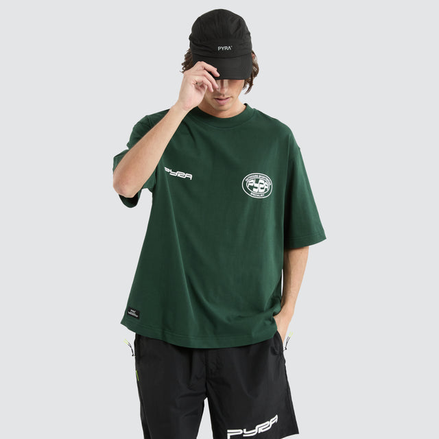 Outdoors Box Tee Green