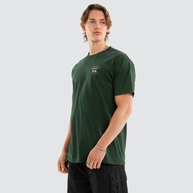 Qualify Short Sleeve Tee Forest Green