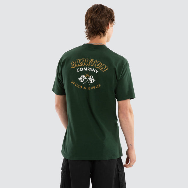 Qualify Short Sleeve Tee Forest Green