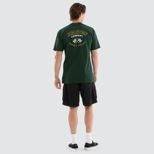 Qualify Short Sleeve Tee Forest Green