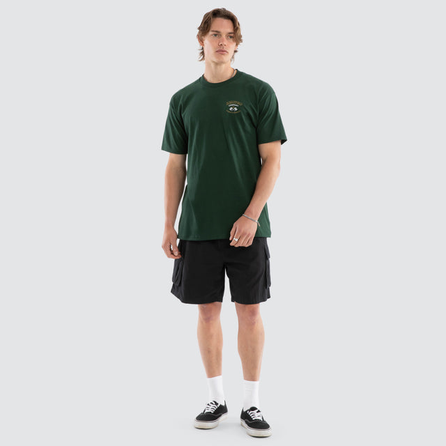 Qualify Short Sleeve Tee Forest Green
