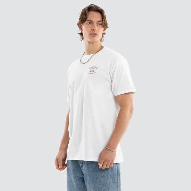 Qualify Short Sleeve Tee White