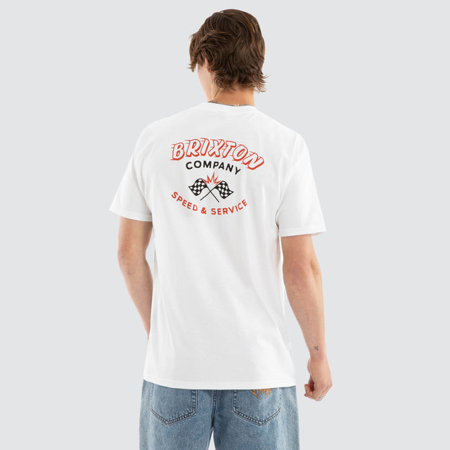 Qualify Short Sleeve Tee White