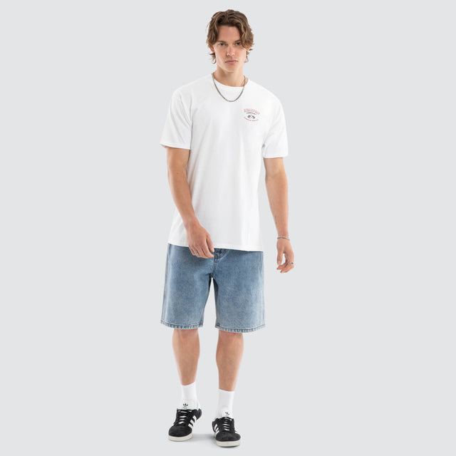 Qualify Short Sleeve Tee White