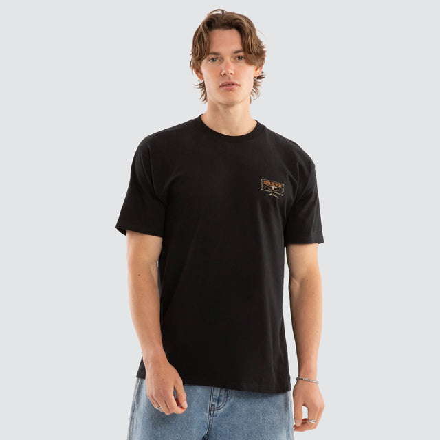 Rusty Short Sleeve Tee Black