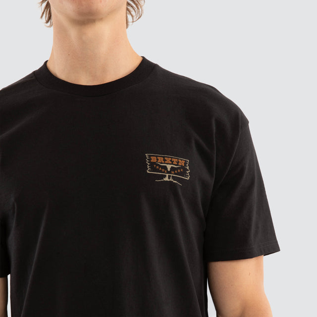 Rusty Short Sleeve Tee Black