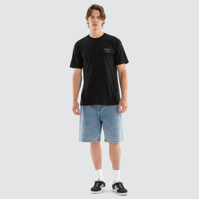 Rusty Short Sleeve Tee Black