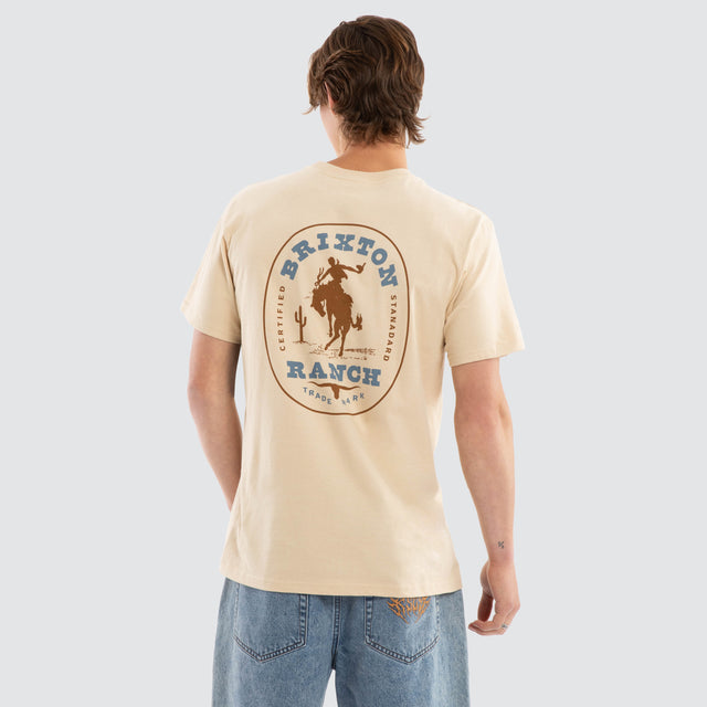 Rusty Short Sleeve Tee Cream