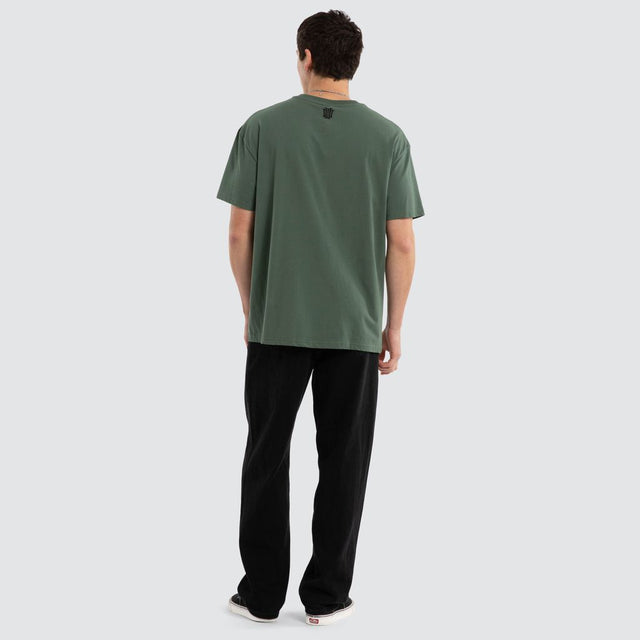 Karnage Box Fit Tee Dark Green