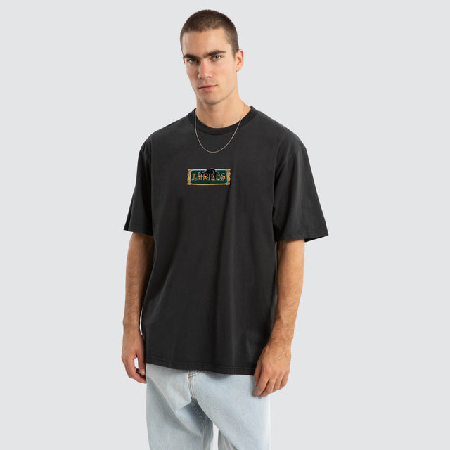 Behind It All Oversized Tee Black