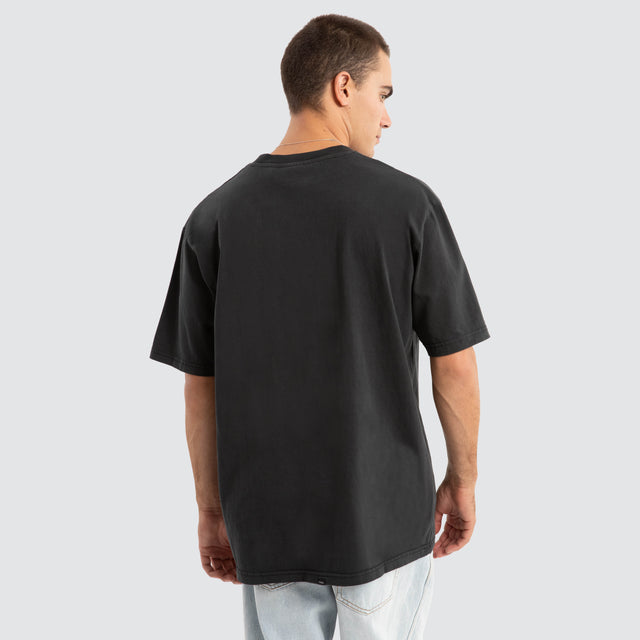 Behind It All Oversized Tee Black