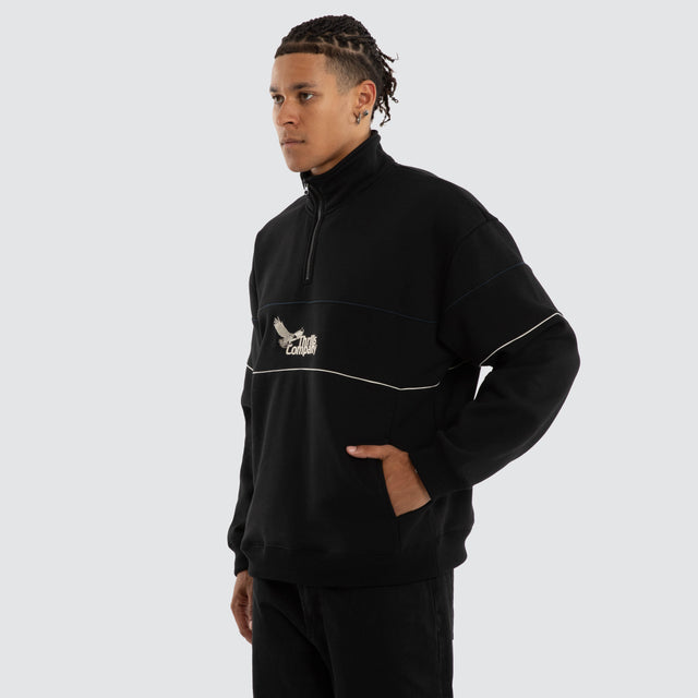 Between Chaos & Calm Fleece Black