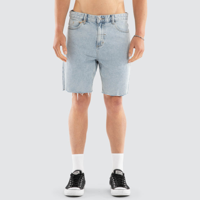 Bones Raw Denim Short Blue