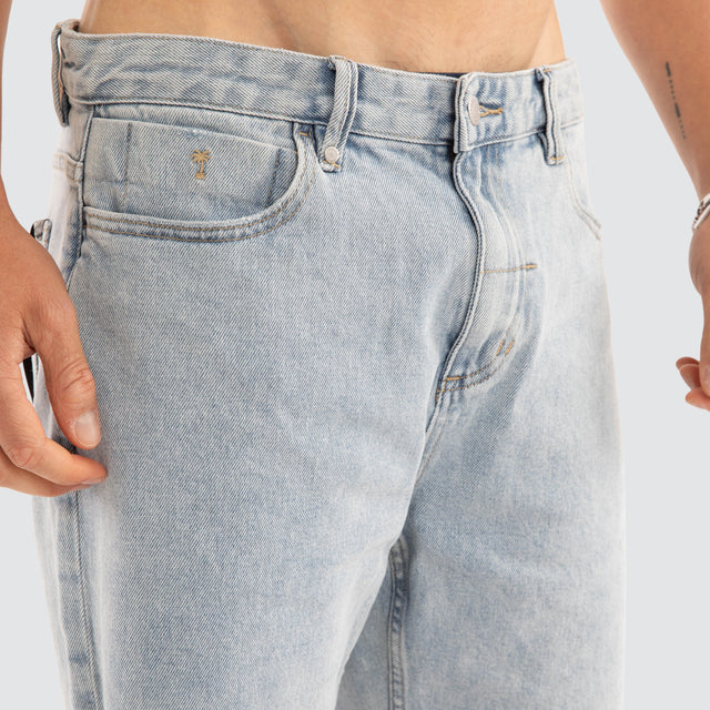 Bones Raw Denim Short Blue