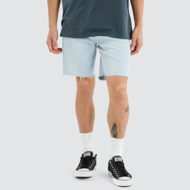 Bones Denim Short Light Ash Blue