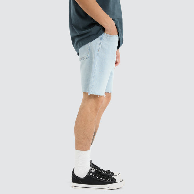 Bones Denim Short Light Ash Blue