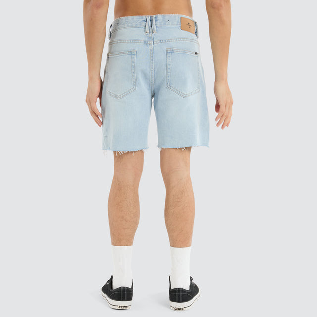 Bones Denim Short Light Ash Blue