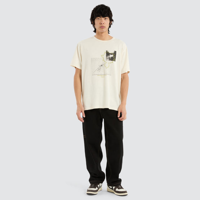 Hemp Transformation Merch Tee Unbleached White