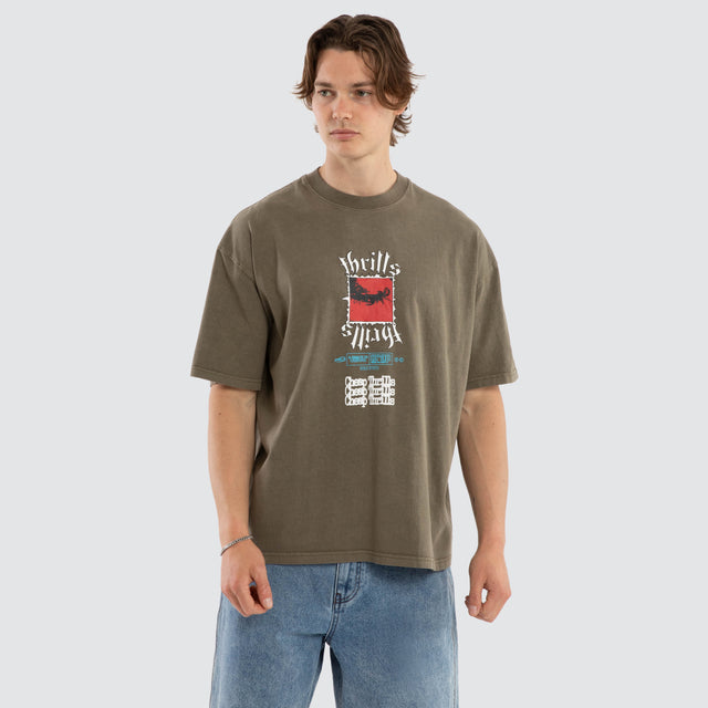 Cheap Thrills Oversize Tee Tarmac