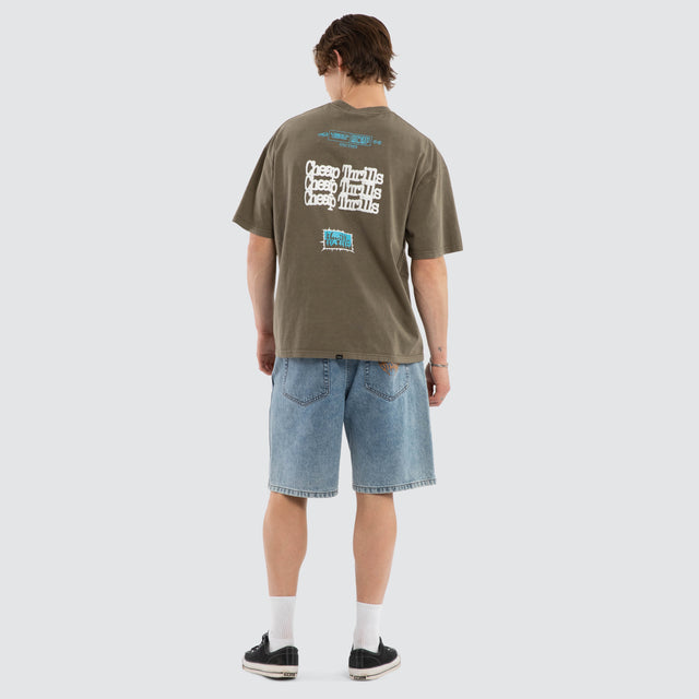 Cheap Thrills Oversize Tee Tarmac