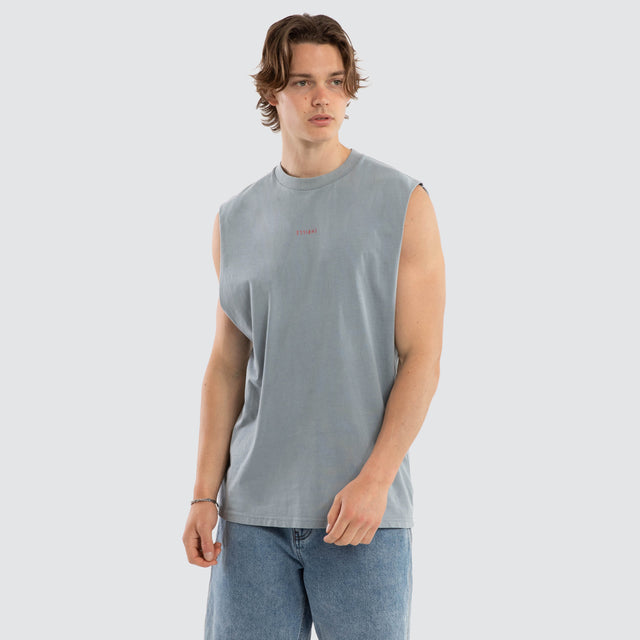 Minimal Thrills Muscle Tee Smog