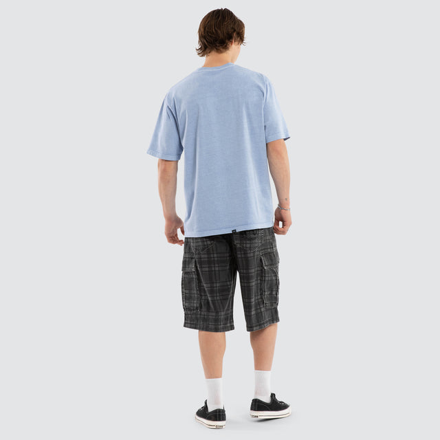 Pit Stop Oversize Fit Tee Cornflower Blue