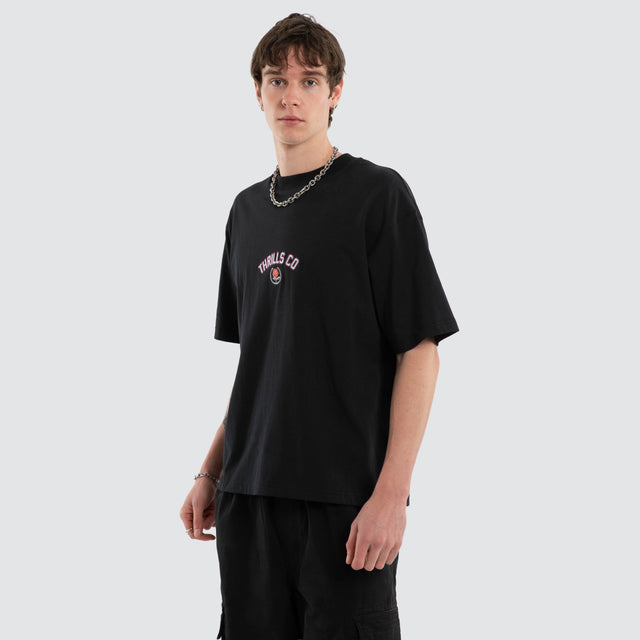 Tournament Of Roses Box Tee Washed Black