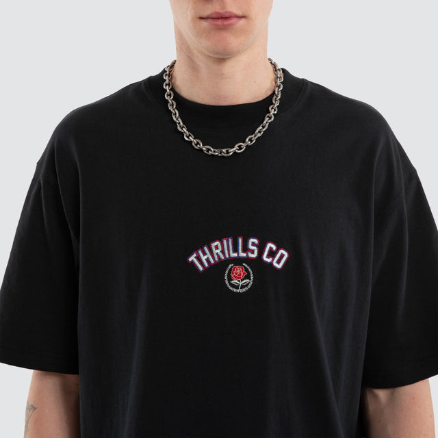 Tournament Of Roses Box Tee Washed Black
