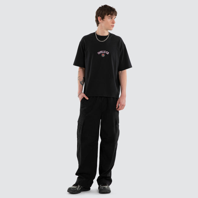 Tournament Of Roses Box Tee Washed Black