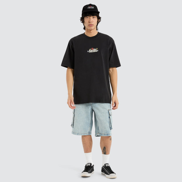 Natural Thrills Oversize Tee Black