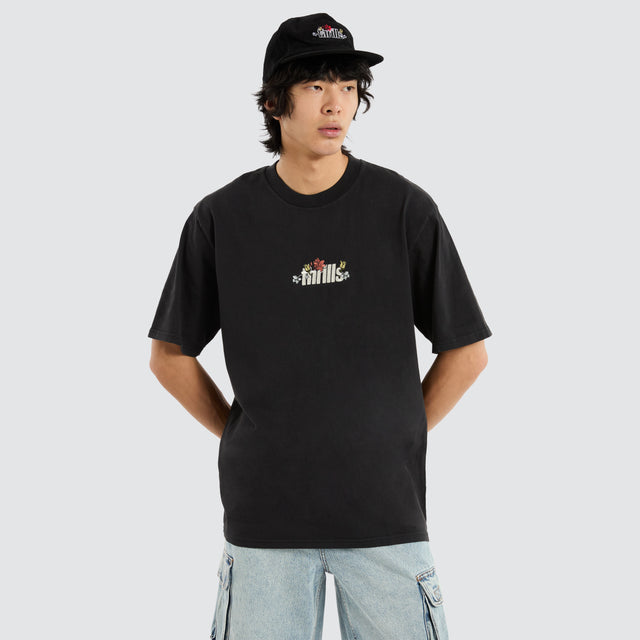 Natural Thrills Oversize Tee Black