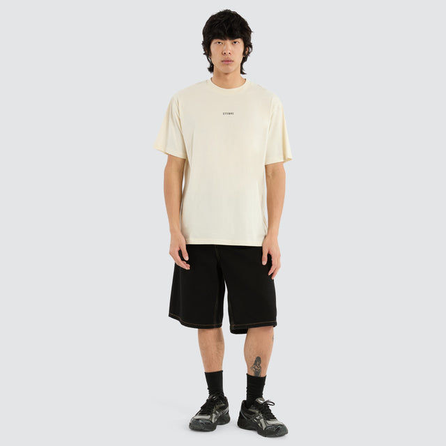 Minimal Thrills Merch Fit Tee Heritage White